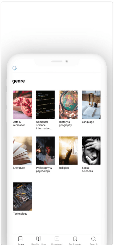 Hopelibrary 앱 화면 2